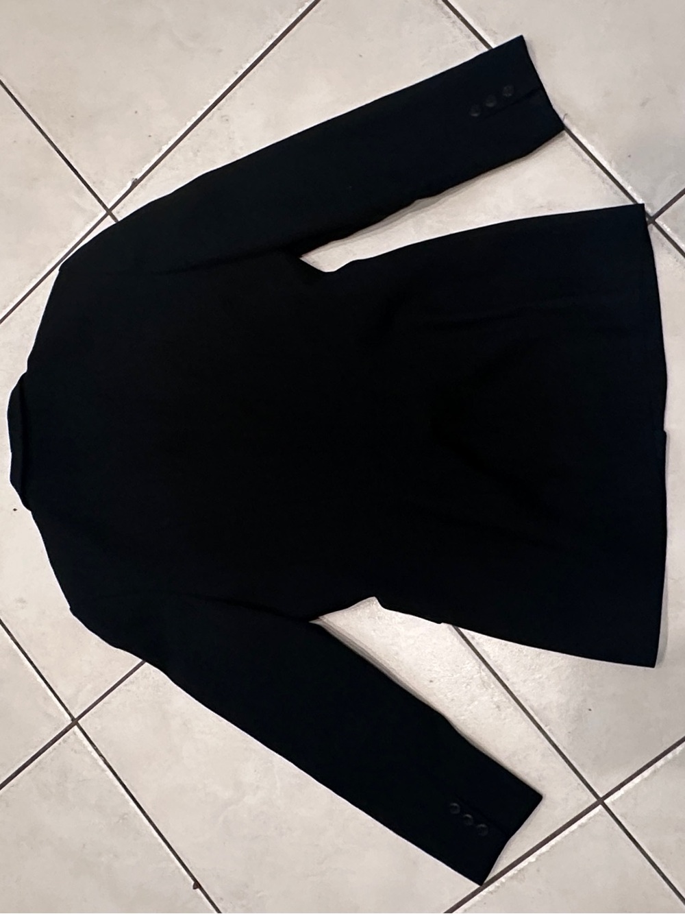 Vtg Casual Corner Black 100% Wool Blazer Women’s Size 10 90s Quiet Luxury Prep - Picture 6 of 10